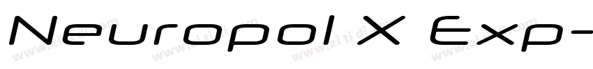 Neuropol X Exp字体转换